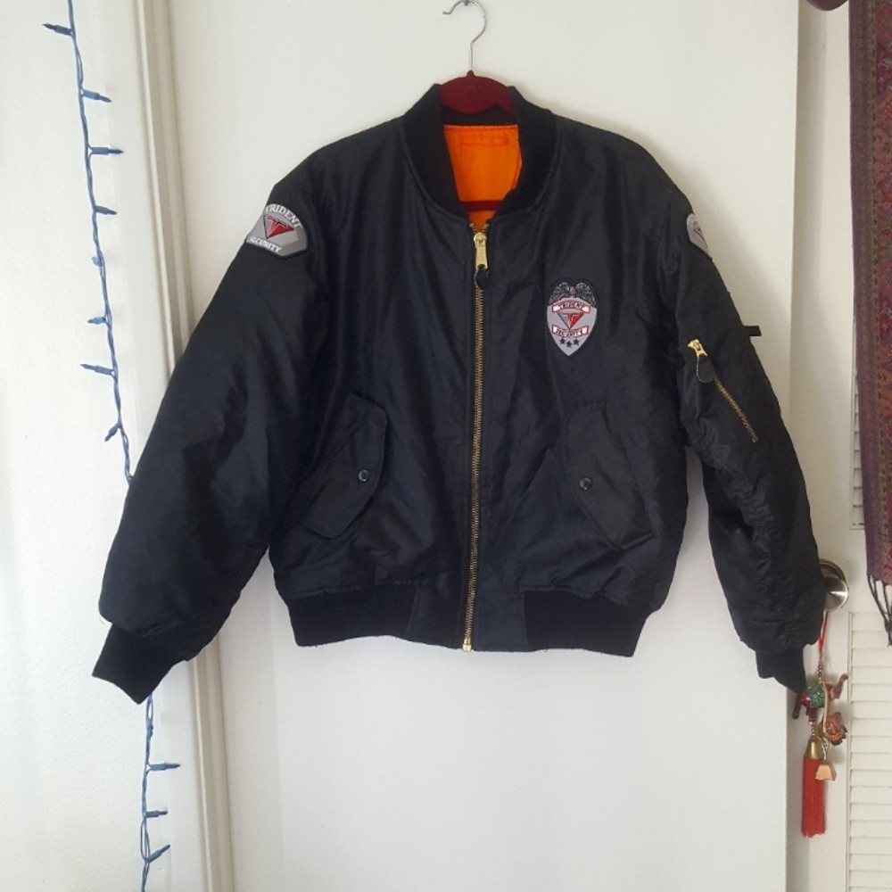 🌙Custom Rothco MA-1 Bomber Jacket Security Patches - Picture 2 of 8